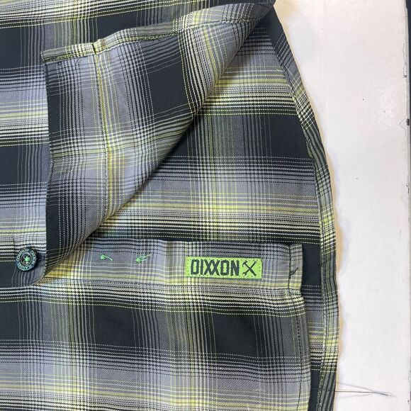 New DIXXON FLANNEL Mens Shirt Sz S BUTTON FRONT Plaid - Picture 3 of 6